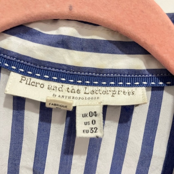Pilcro And The Letterpress - Anthropologie - striped button down - size 0 - Picture 2 of 7